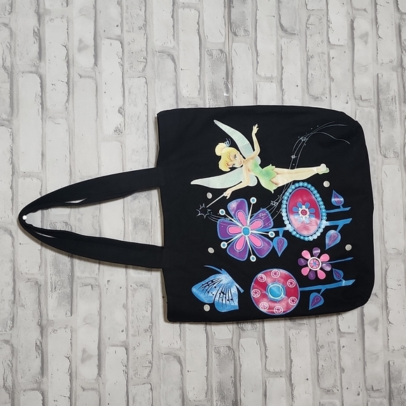 Disney Bags Vintage Tinkerbell Canvas Tote Bag Poshmark